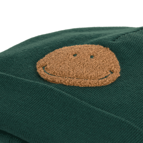 Lässig - Merino Beanie Smile Blau