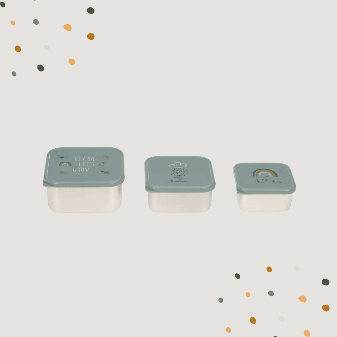 LÄSSIG Snackboxen - Garden Explorer Grün