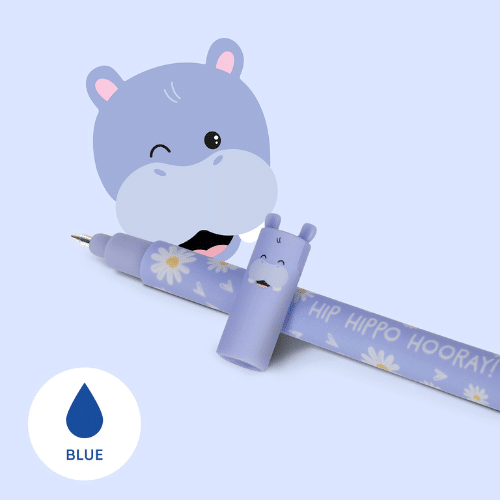 Legami-Löschbarer Gelstift/Kuli - Hippo