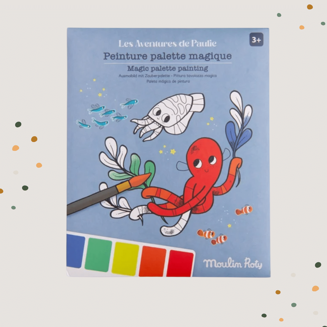 Ausmalbilder mit Wasserfarben Paulie