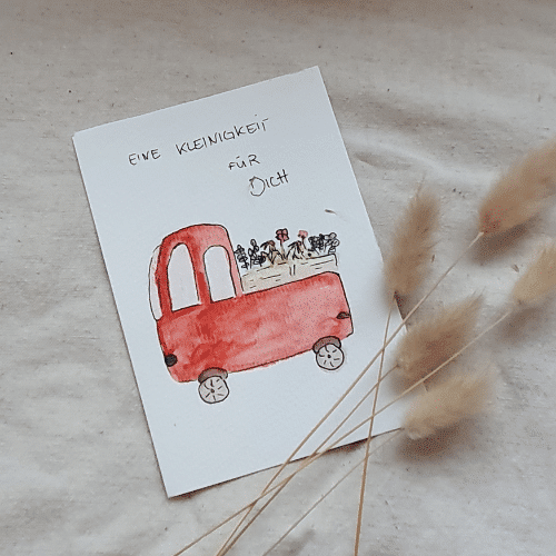 Karte 'Roter Truck'