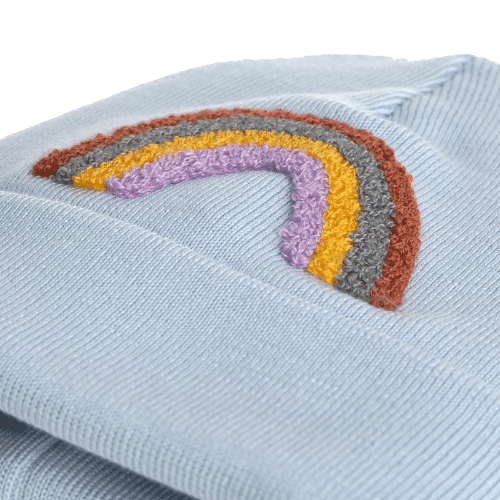 Lässig - Merino Beanie Regenbogen