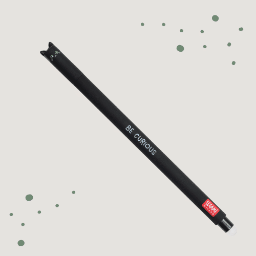 Legami-Löschbarer Gelstift/Kuli - Black Cat
