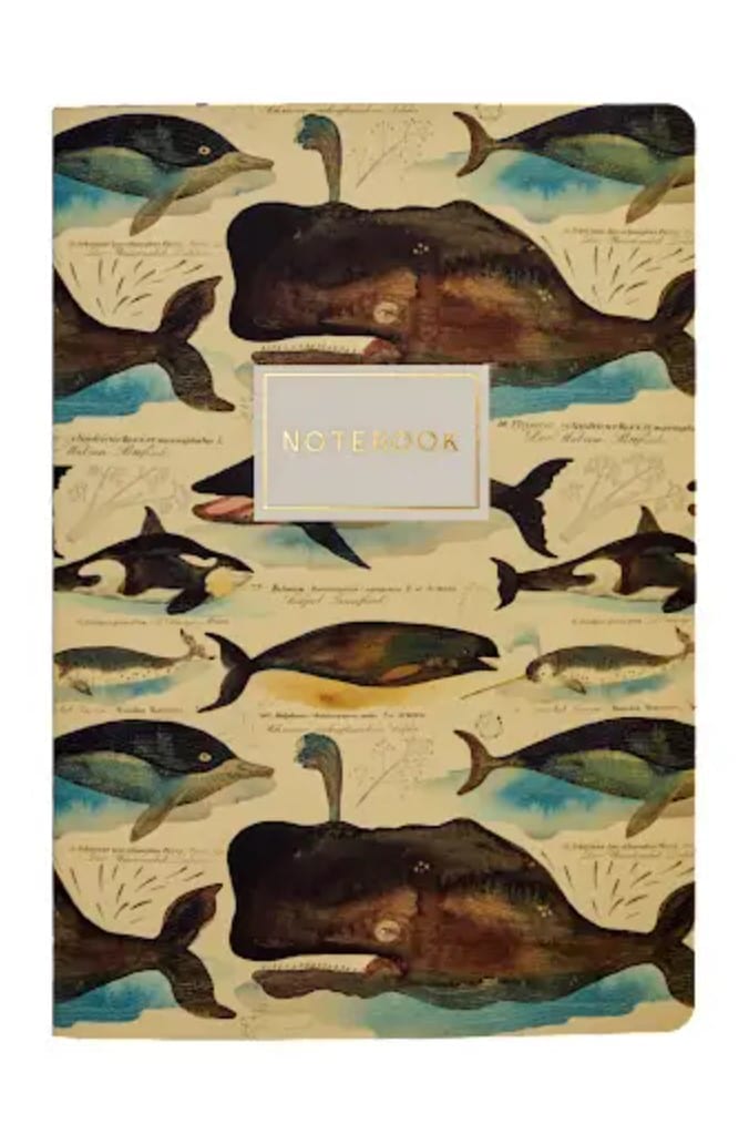 Notizbuch 'Wale' A5