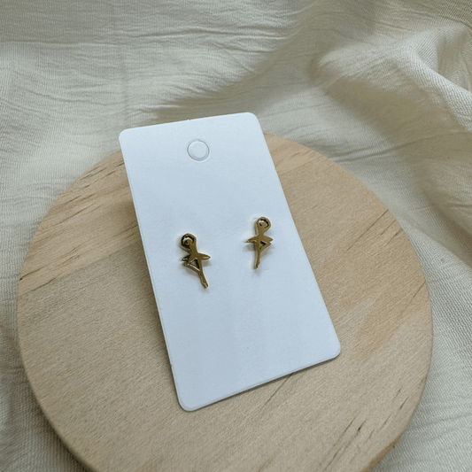 Ballerina Ohrstecker - Gold