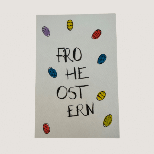 Aquarell Osterkarten