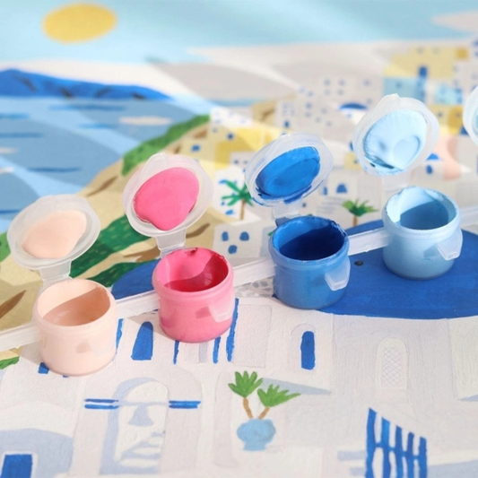 La Petite Épicerie – Malen nach Zahlen | Santorini