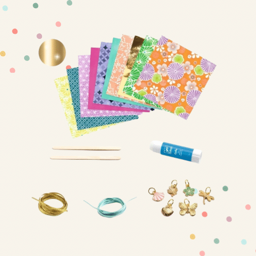 DIY Papierperlen Set  Stylish & Gold